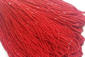 13/0 Charlotte Cut Beads Opaque Cherry Red 5/10/20/50/250/500 Grams embroidery materials, jewelry making vintage beads, rare vintage