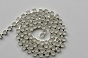 12 SS Rhinestone Chain Vintage Glass Crystal Frosted Silver Plated 3mm 1/2/5/15 Meters Wedding Bridal Supplies|Jewelry Making|Decoration