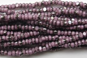 11/0 Charlotte true Cut Beads Patina Opaque Light Purple Gun Metal 10/20/50/250/500 Grams vintage findings, embroidery materials, craft