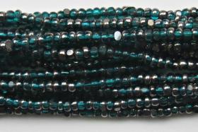 11/0 Charlotte true Cut Beads  Patina Transparent Teal Gun Metal 10/20/50/250/500 Grams vintage findings, embroidery materials, premium bead