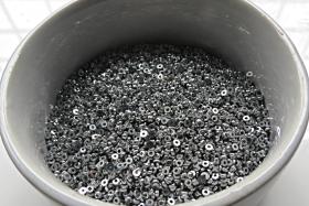 2MM Glass Sequins High Glaze Metallic Aluminium Silver 5/10/20 Grams