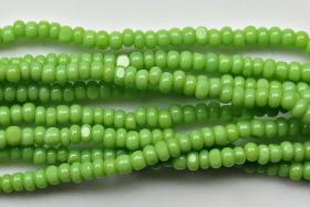 13/0 Charlotte Cut Beads Opaque Peridot 5/10/20/50/250/500 Grams craft supplies, jewelry making, embroidery materials, vintage beads, rare