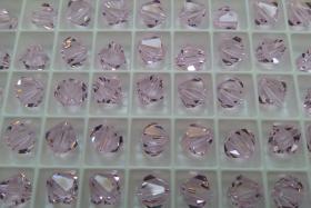 6/8 MM Rosaline Swarovski Bicone beads Cuts 12/36/72/144/288 Pieces (508) PREMIUM MATERIALS, Jewlery making beads