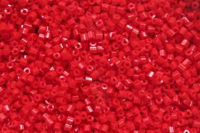 11/0 2 Cuts Bright Red Opaque Seed Beads Vintage Czech Beads 50/100/500 Grams