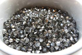 Crystal Silver Night (2.5mm) Swarovski Bicone XILLION 36/72/144/432/1000 Pieces