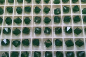 8 MM Palace Green Opal Swarovski Bicone beads Cuts 6/24/72/144 Pieces (393) PREMIUM MATERIALS, Jewlery making beads