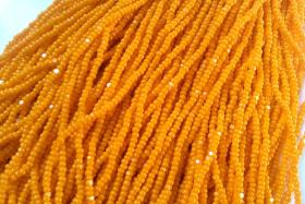 13/0 Hanks Charlotte Cut Beads 53430 Opaque Light Orange 1/5/25/50/100 Hanks glass beads, jewelry supply, findings, NATIVE BEADSsupply