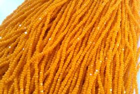 11/0 Hanks Charlotte Cut Beads 53430 Opaque Light Orange 1/5/25/50/100 Hanks 2.0mm glass beads, jewelry supply, findings, craft supply