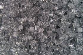 10/0 2 Cuts Smoke Grey Transparent seed beads Vintage Czech Beads 50/100/500 Grams