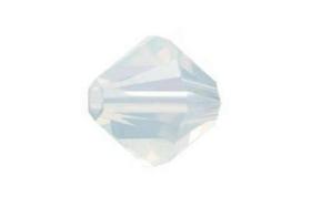6mm White Opal Swarovski Bicone 12/36/72/144/288 Pieces Rare findings, jewelry making, craft supplies, embellishment, premium beads