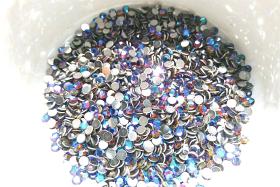 10SS Swarovski Flatbacks in Crystal Heliotrope Chaton Roses 2088 (2.9mm) Made in Austria 72/144/432/1440 Pieces Nail art decoration