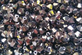 4mm Crystal Metallic Light Gold 2X Swarovski Bicone Cuts 36/72/144/432/720 Pieces rare beads, embroidery materials, quality materials