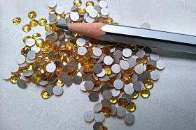 16SS Swarovski Flatbacks in Citrine Chaton Roses 2088 (4mm) Made in Austria 72/288/720 Pieces Nail art decoration, craft supplies