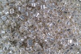 10/0 2 Cuts Crystal Transparent Silverlined seed beads Vintage Czech Beads 50/100/500 Grams