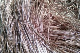 ROSY BROWN Metallic French Wire, Bullion Wire, Gimp Wire 50/100/200/400 Grams embroidery materials, rose gold wire, couture threads