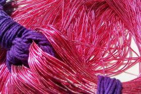 MAGENTA Metallic French Wire, Bullion Wire, Gimp Wire 50/100/200/400 Grams