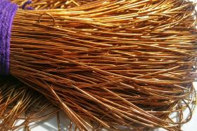 BRONZE COPPER Metallic French Wire, Bullion Wire, Gimp Wire 50/100/200/400 Grams, embroidery materials, metallic wire, couture threads