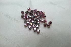 4mm Swarovski Rose Comet Argent Light Bicones 36/72/144/432/720 Pieces rare beads, embroidery materials, decorations, wedding