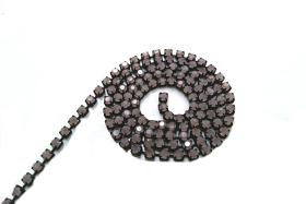6 SS Rhinestone Chain Vintage Glass Light Purple Opal 2mm 1/2/5/15 Meters vintage findings, jewelry making, craft supplies, embroidery