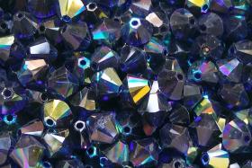 6mm Dark Indigo Aurore Boreale Bicone Cuts 12/36/72/144/288 Pieces (288)