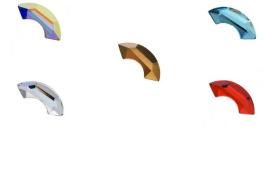 SWAROVSKI 2037 Eclipse Flat Back  non hotfix crystal Crystal/Light Siam/Crystal AB/ Light Smoked Topaz/Aquamarine 6/24 Pieces