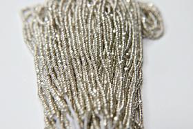 11/0 Hanks Charlotte Cut Beads STERLING SILVER Coated 1/5/25/50/100 Hanks 2.0mm jewellery rare glass beads, jewelry supply, findings