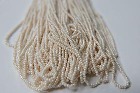 13/0 Hanks Charlotte Cut Beads Ivory 1/5/25/50/100 Hanks 1.6mm Pearl faceted craft supplies, embroidery materials, high quality rare beads