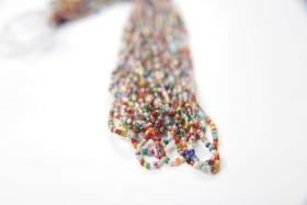 11/0 Czech Seed Bead Opaque Multi colored  1/5/25 Full hanks Preciosa Ornella loose beads, mix beads, embroidery materials, craft supplies