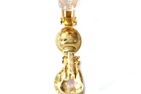 Clip-on Earrings Base Oval fits Oscar styled Earrings high quality 18x13mm base oval settings in Gold/Rhodium