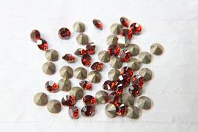 Swarovski 34ss Chaton Round Crystal Red Magma 6/12/24/100/300 Pieces