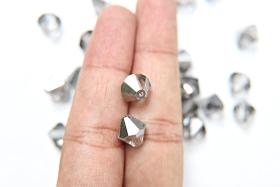 10mm SWAROVSKI, Rare Bicones Austrian, Aquamarine AB/Crystal/Jet Nut/Peridot/Crystal Blue Shade/Crystal Silver Night vintage rare beads