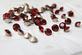 Swarovski 38ss Chaton Round Ruby 6/12/24/100/300 Pieces