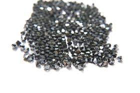 4mm Jet Hematite Swarovski Bicone BEADS 36/72/144/432/720 Pieces rare findings, jewelry making, embroidery materials