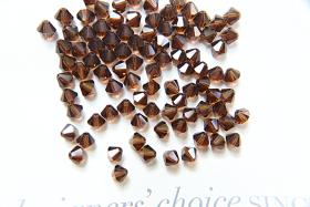 6 mm Smoked Topaz Preciosa Bicones 12/3672/144/288 Pieces Jewelry making beads Made in Czech Republic PREMIUM MATERIALS