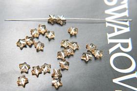 Swarovski Elements 14mm #5714 Star Beads in Crystal Golden Shadow 12/24/72/144 pieces wedding decorations, jewelry supplies, craft supply