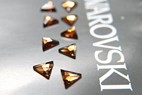 Swarovski 2720  Cosmic Delta 12.5mm Smoked Topaz Non Hotfix 6/24/72/144 pieces home decorations / crystal embellishment Nail art decoration
