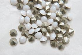Swarovski 34ss Chaton Round White Alabaster (281) 6/12/24/100/300 Pieces