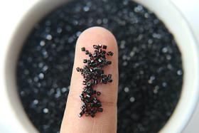 15/0 Miyuki Hex Cuts in Jet Black Japanese Beads 10/20/50/100 Grams embroidery premium materials