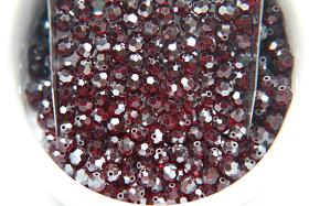 5mm Swarovski Elements Article 5000 Siam SATIN Faceted Round Beads 6/12/36/172/44/288/720 Pieces