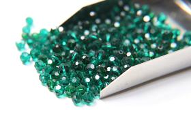 5mm Swarovski Elements Article 5000 Emerald Faceted Round Beads 6/12/36/172/44/288/720 Pieces