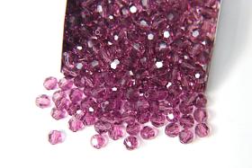 5mm Swarovski Elements Article 5000 Amethyst Faceted Round Beads 6/12/36/172/44/288/720 Pieces