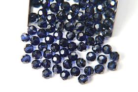 6mm Swarovski Elements Article 5000 Dark Indigo (288) Faceted Round Beads 6/12/36/172/44/288/720 Pieces