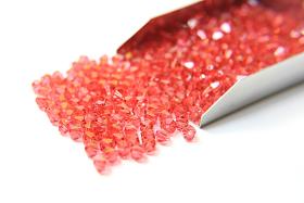 4/5mm Padparadscha Swarovski Bicone 12/36/72/144/432/720 Pieces (542) jewelry making beads, embroidery materials, jewelry supply