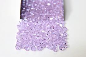 4/5mm Violet Swarovski Bicone Beads 12/36/72/144/432/720 Pieces jewelry making beads VINTAGE SWAROVSKI, embroidery materials, craft supply