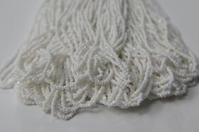 11/0 Charlotte Cut Beads Chalk White Opaque 10/20/50/250/500 Grams embroidery materials, jewelry making, vintage beads