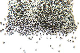 15/0 Hex Miyuki Hex Cuts Metallic Nickel Japanese Beads 10/20/50/100 Grams Premium materials