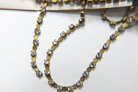 12 SS Vintage Fancy Rhinestone Chain Swarovski Crystal 3mm 0.5/1/2/5 Meters Wedding Bridal Supplies|Jewelry Making|Decoration