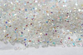 3mm Swarovski CRYSTAL AB Beads 5020 Faceted Helix Bead 6/12/36/72/144/288/720/1440 Pieces Jewelry making beads, vintage findings, rare beads