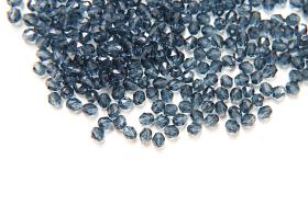 4mm Swarovski MONTANA Beads 5025 Faceted Oval Bead 6/12/36/72/144/288/720/1440 Pieces Jewelry making beads