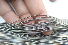 Gray Metallic Matte Finish, French Wire, Bullion Wire, Kora, Gimp Wire 50/100/200/400 Grams, Embroidery Haute Couture materials